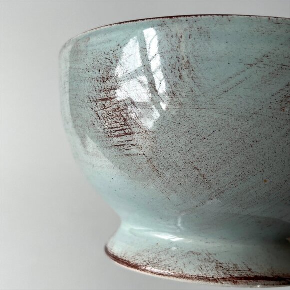 Starbucks Large Coffee Cappuccino Mug Wide Ceramic Hand Painted Distressed Italy - Picture 9 of 9